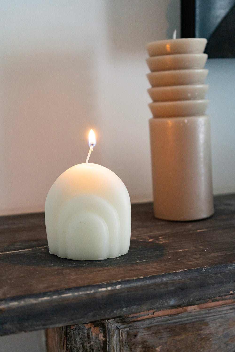 Vela Ovalada Con Relieve - Cristina Oria