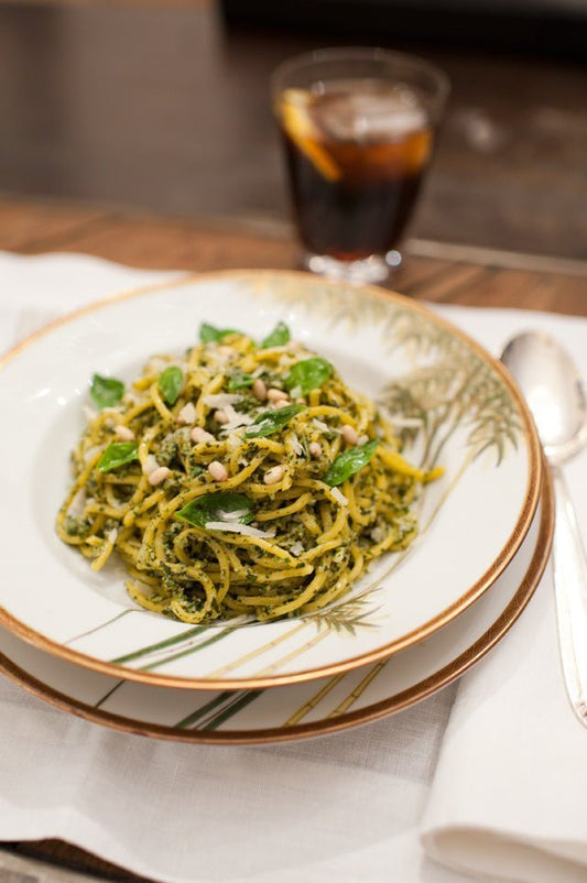 Pasta con pesto