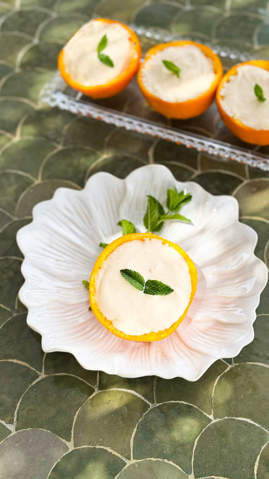 Sorbete De Naranja Con Un Toque De Aperol