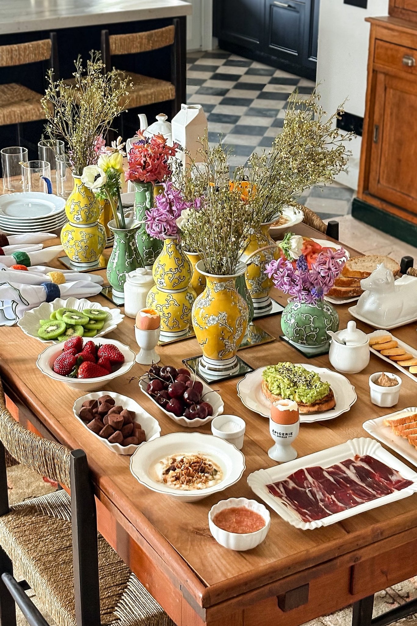 Brunch En Porcelana Blanca