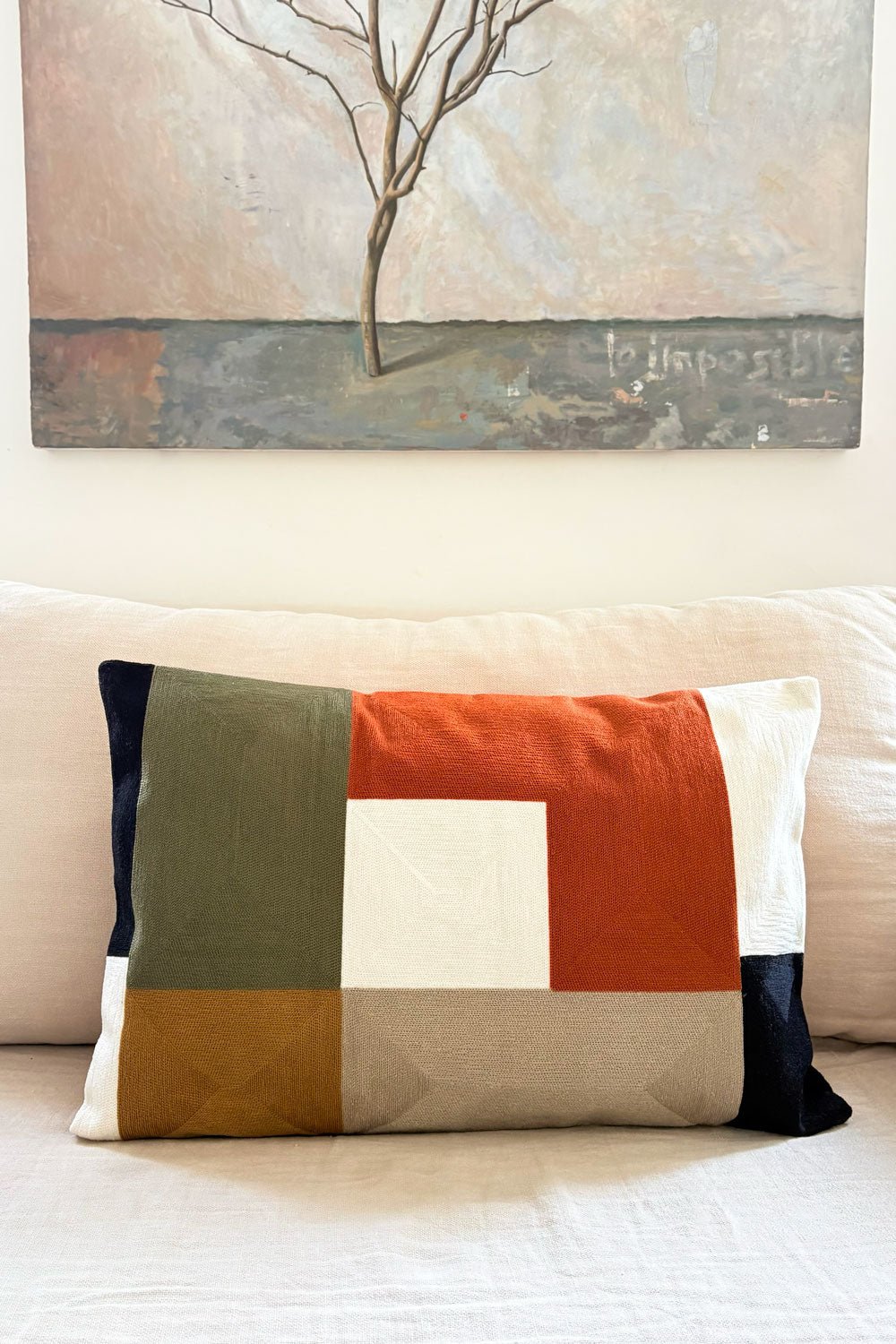Cojín Tamba De Algodón Rectangular Cristina Oria 