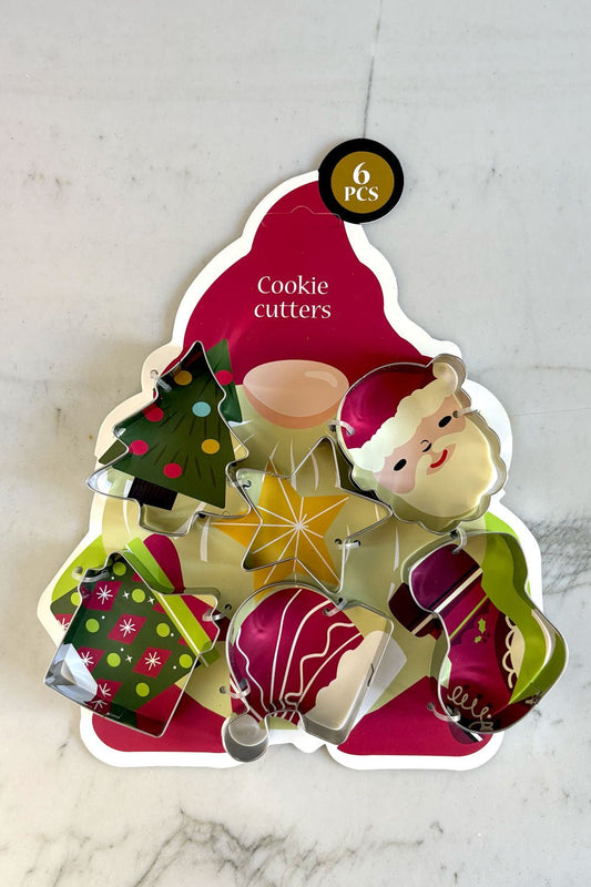 Set 6 Moldes Para Galletas Figuras Navidad