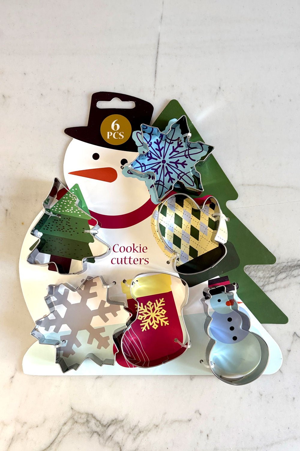 Set 6 Moldes Para Galletas Figuras Navidad