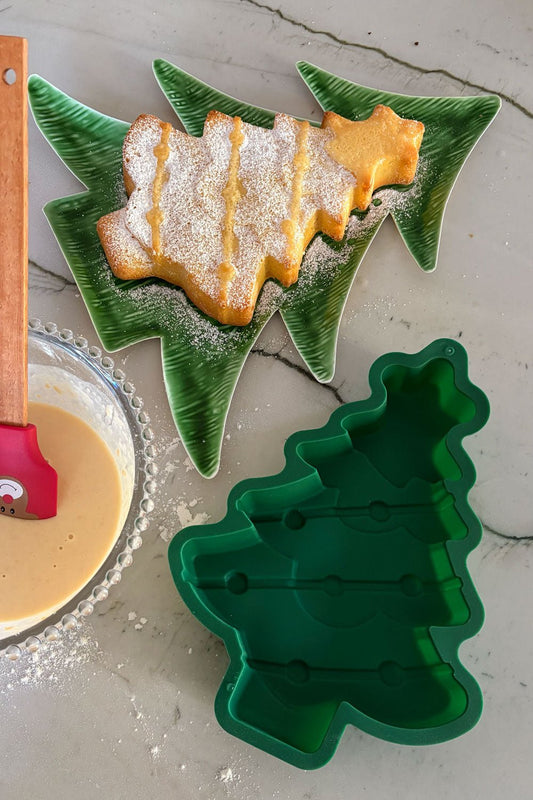 Molde De Silicona Motivos Navideños Árbol Cristina Oria 