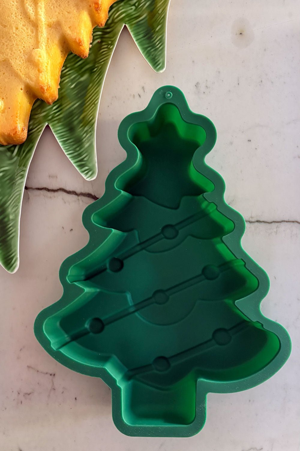 Detalle Molde De Silicona Motivos Navideños Árbol Cristina Oria 