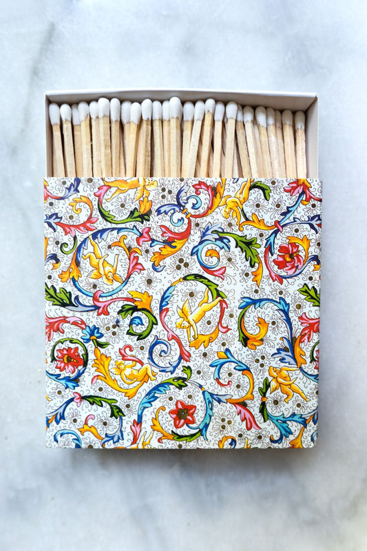 Caja De Cerillas Con Diseño De Flores Cristina Oria 