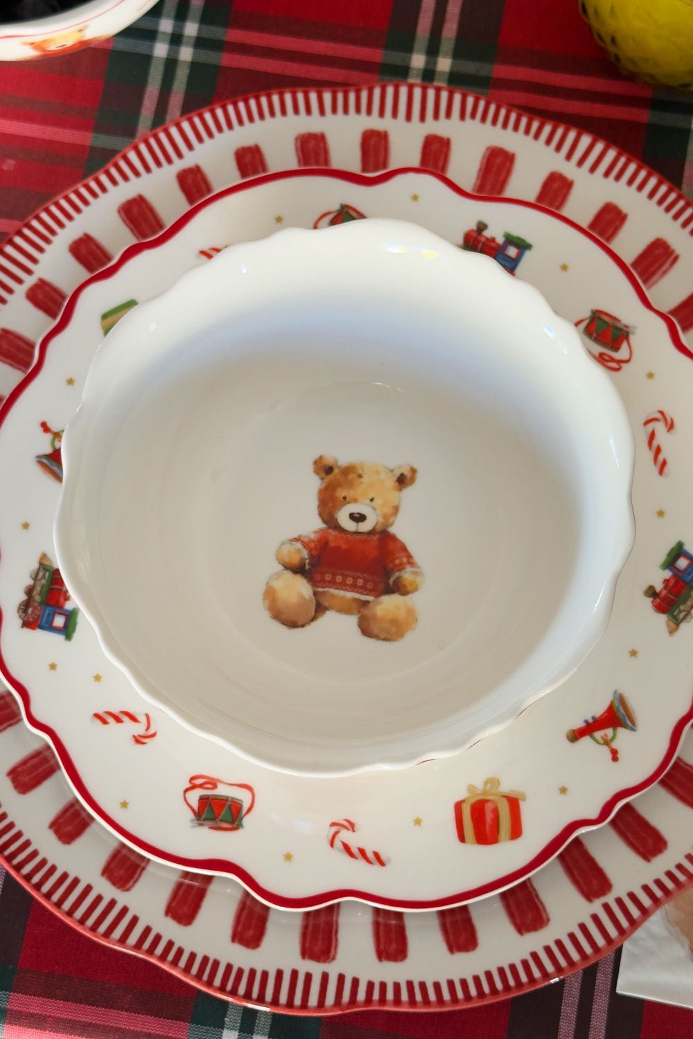 Cuenco Diseño Oso Navidad