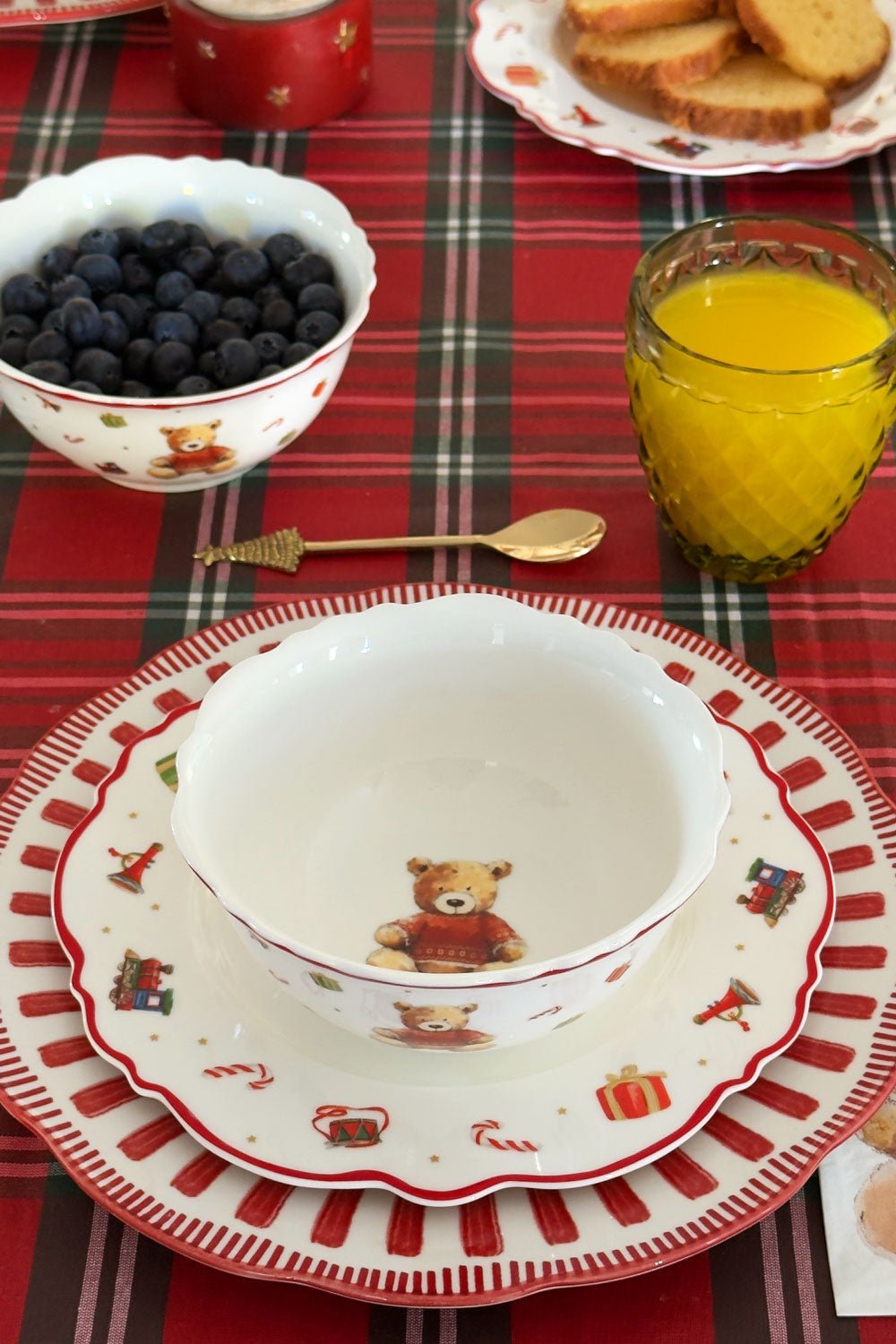 Cuenco Diseño Oso Navidad