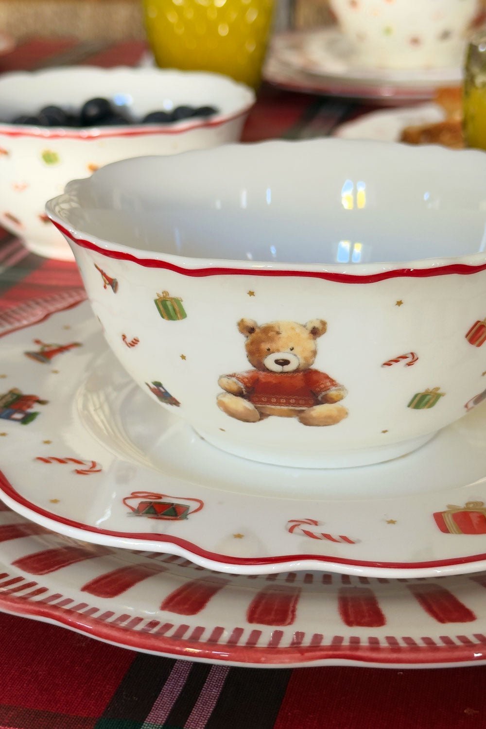 Cuenco Diseño Oso Navidad