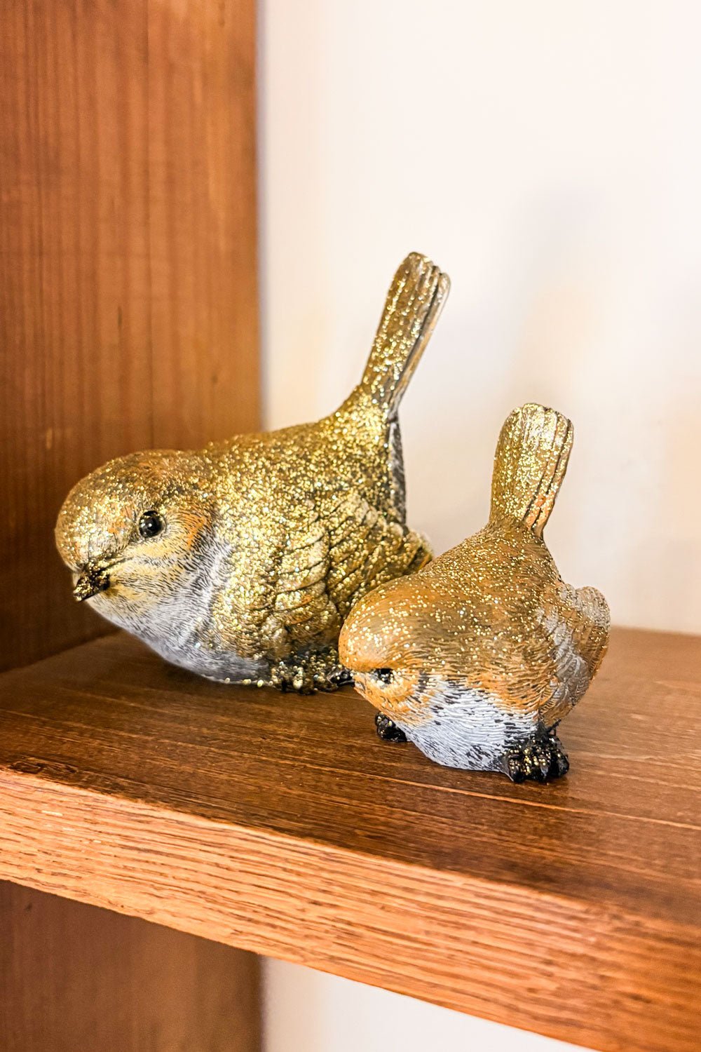 Detalle Pájaro Decorativo Con Acabado Dorado Pequeño Cristina Oria 