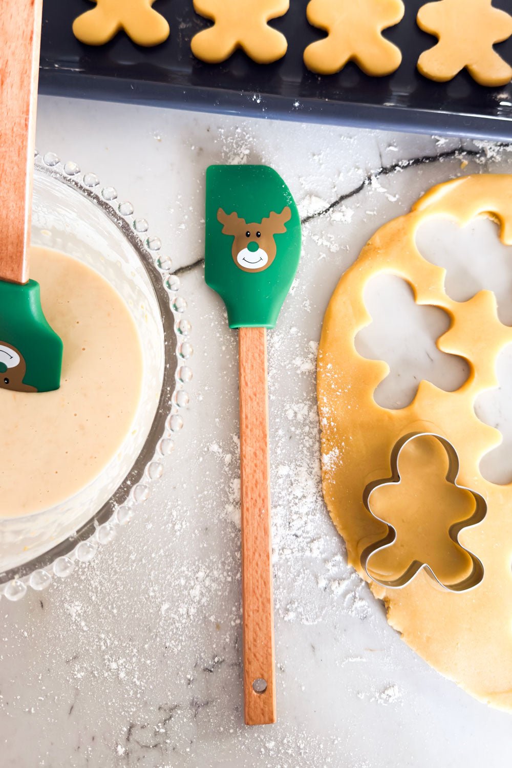 Set 2 Piezas Repostería Para Niños Especial Navidad Verde Cristina Oria 