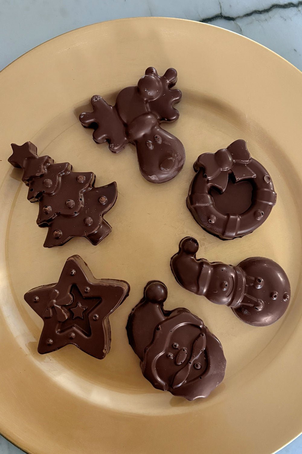 Detalle Resultado Molde De Silicona Con 6 Figuras Navideñas Cristina Oria 