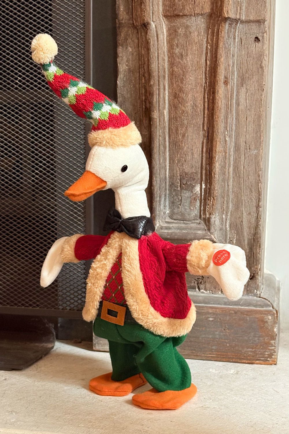 Pato Musical Navideño Con Movimiento Cristina Oria 