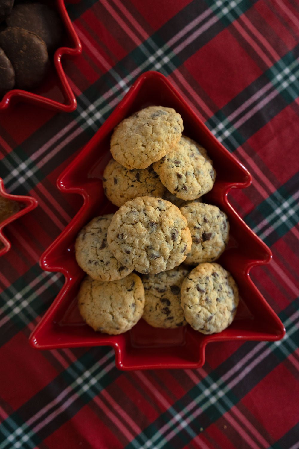 Cuenco De Cerámica Árbol De Navidad Grande Rojo Cristina Oria 
