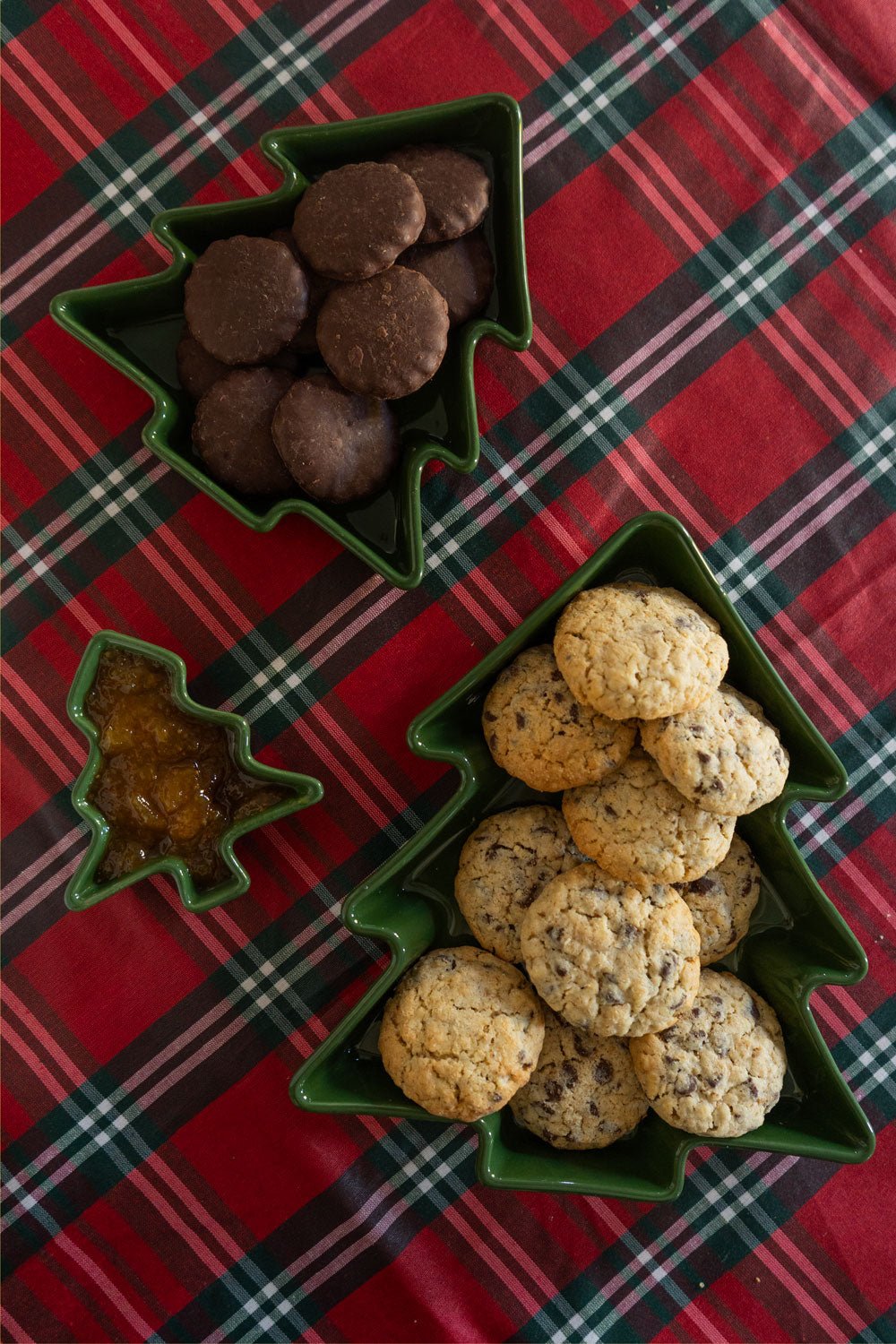 Composición Cuenco De Cerámica Árbol De Navidad Mediano Verde Cristina Oria