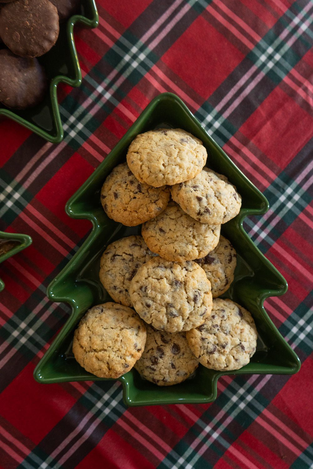 Cuenco De Cerámica Árbol De Navidad Grande Verde Cristina Oria 