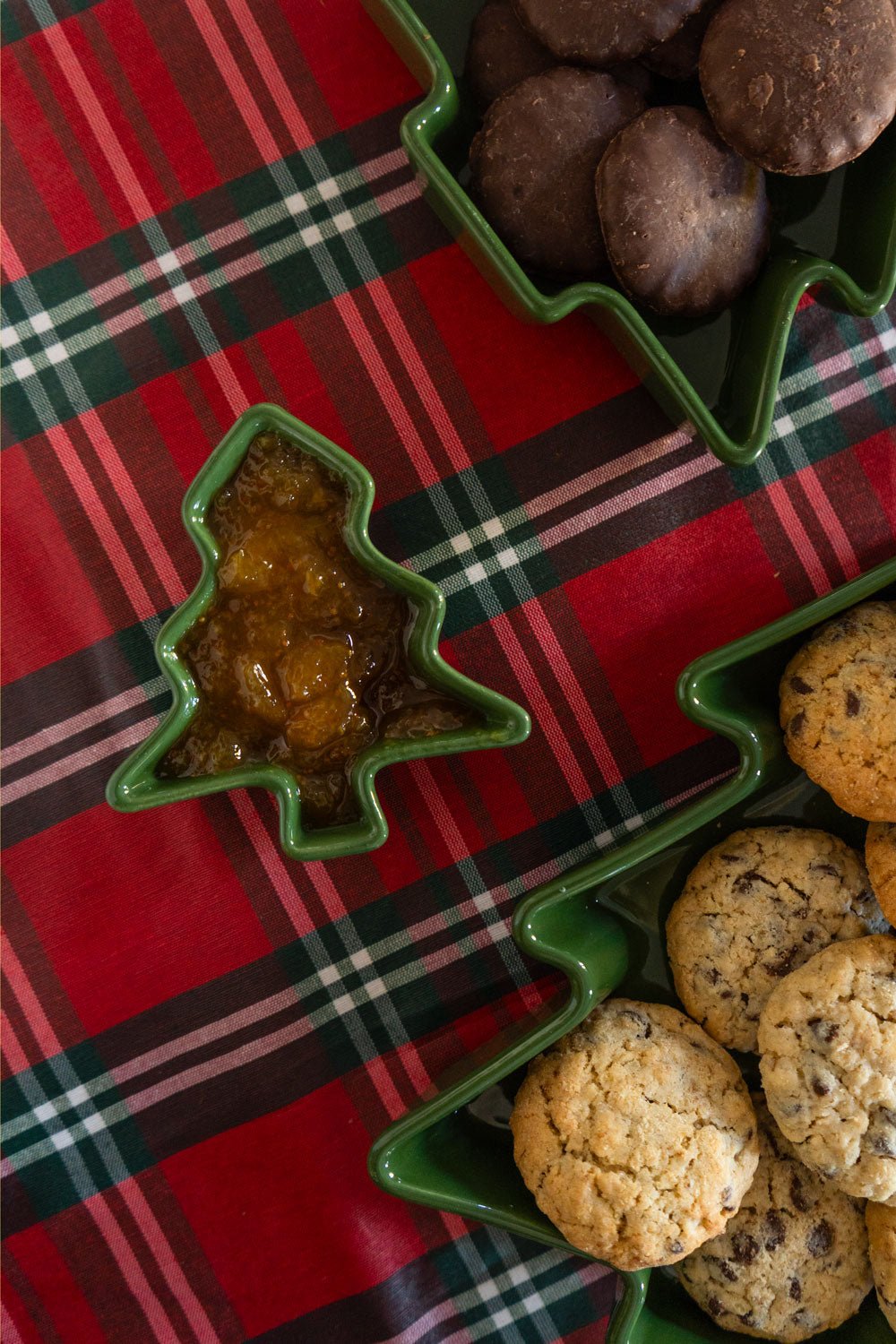 Cuenco De Cerámica Árbol De Navidad Pequeño Verde Cristina Oria 