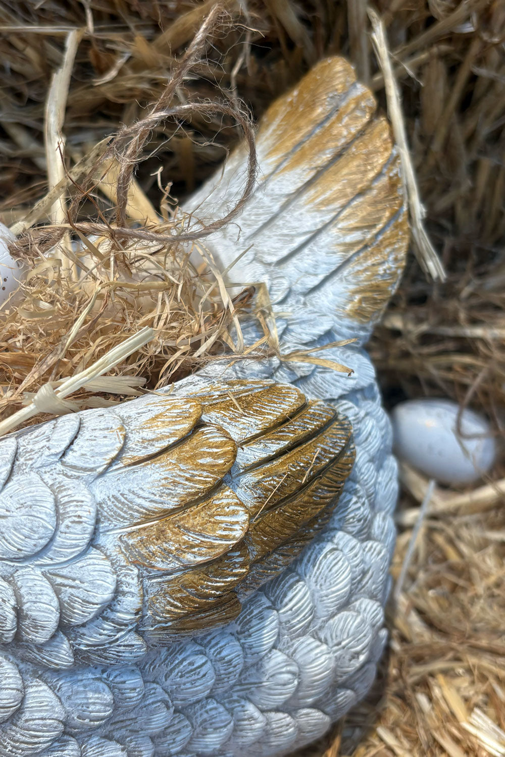 Cola Figura Decorativa Gallina Blanca Imperial Cristina Oria