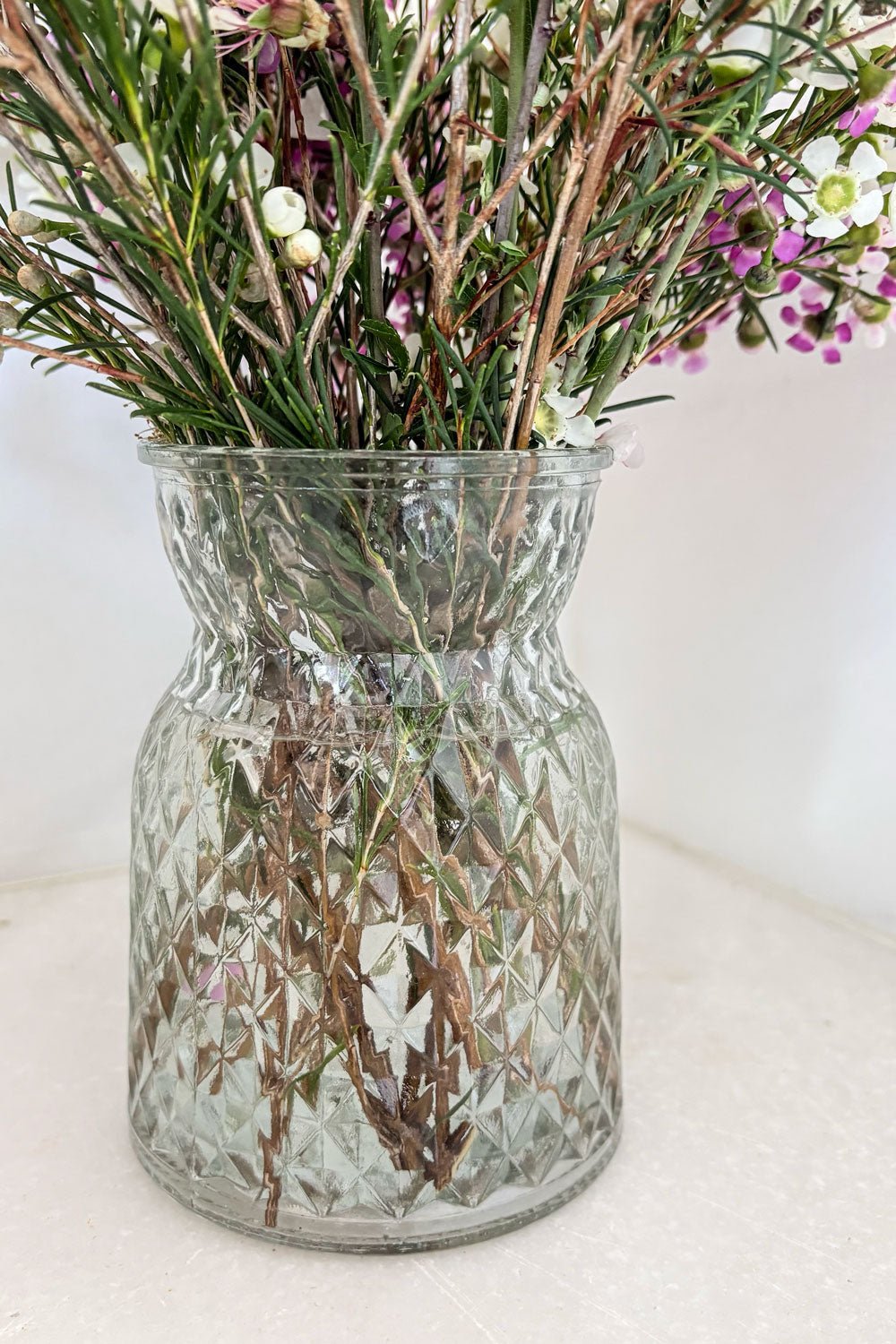 Detalles Jarrón Grande De Cristal Aurora Cristina Oria