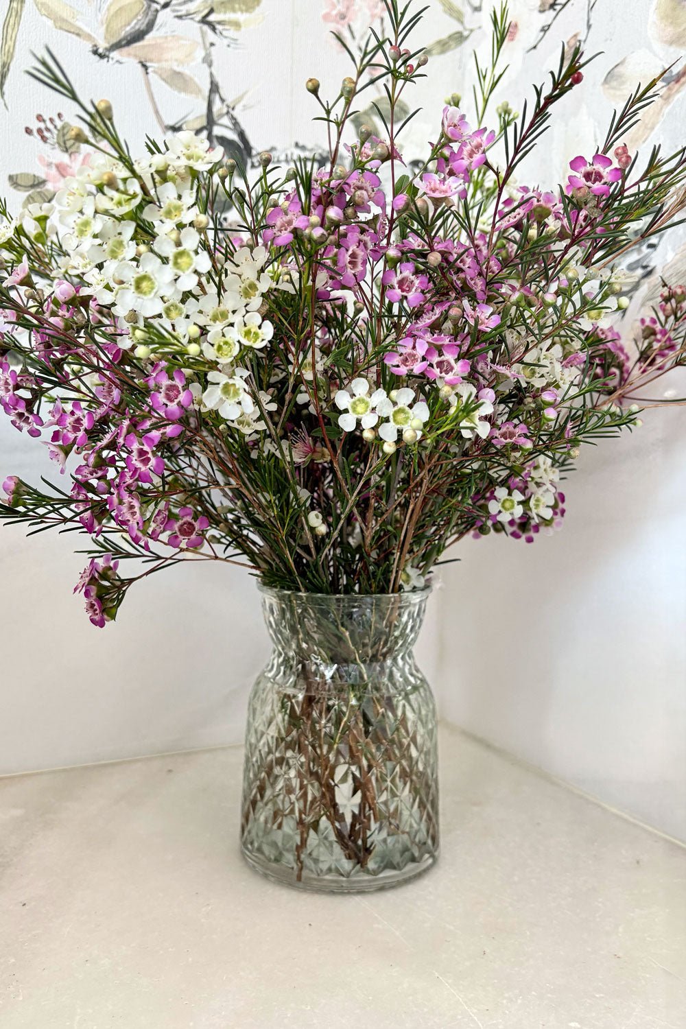 Jarrón Grande De Cristal Aurora Cristina Oria