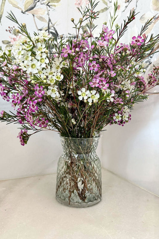 Jarrón Grande De Cristal Aurora Cristina Oria