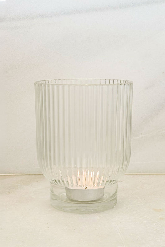 Jarrón Mediano De Cristal Alba Cristina Oria