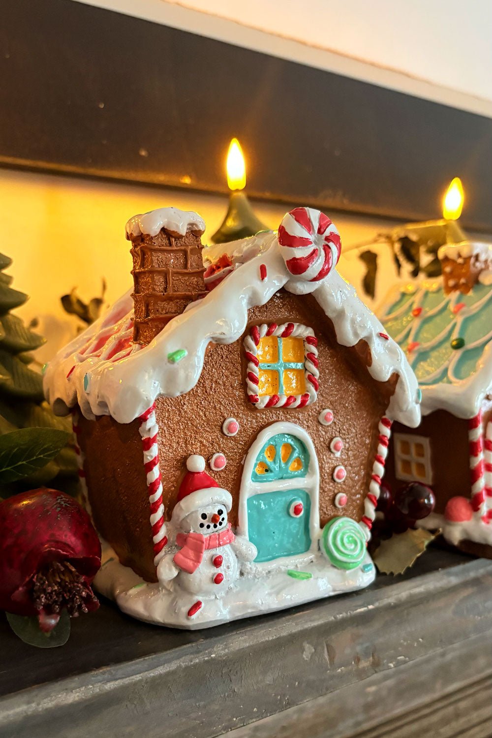 Casa Jengibre De Resina Azul Cristina Oria 