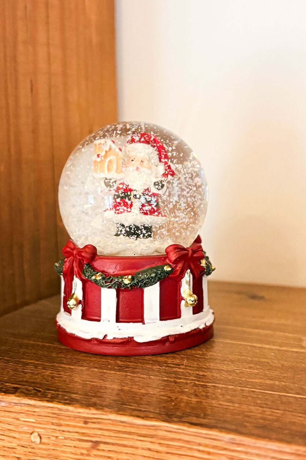 Bola De Nieve Papá Noel Pequeña Cristina Oria 