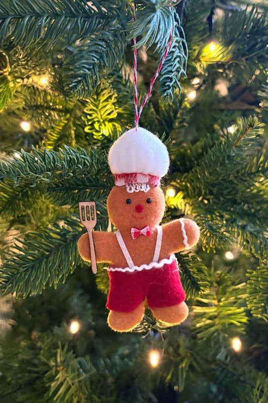 Adorno Galleta De Jengibre Chef Espátula Cristina Oria 