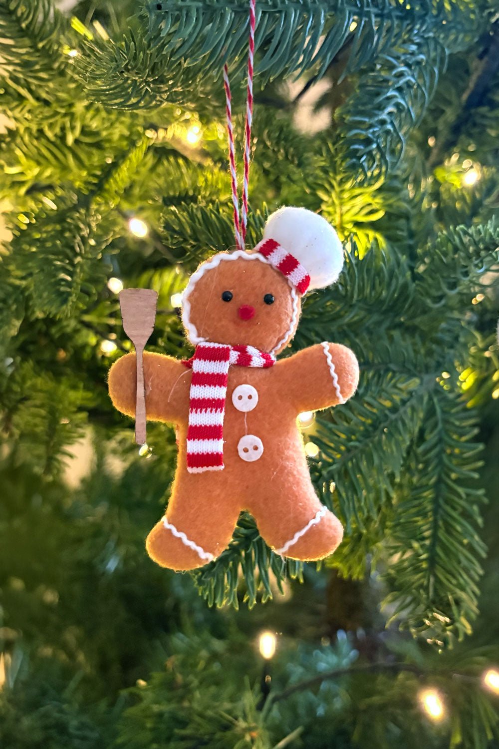 Adorno Galleta De Jengibre Chef Bufanda Cristina Oria 