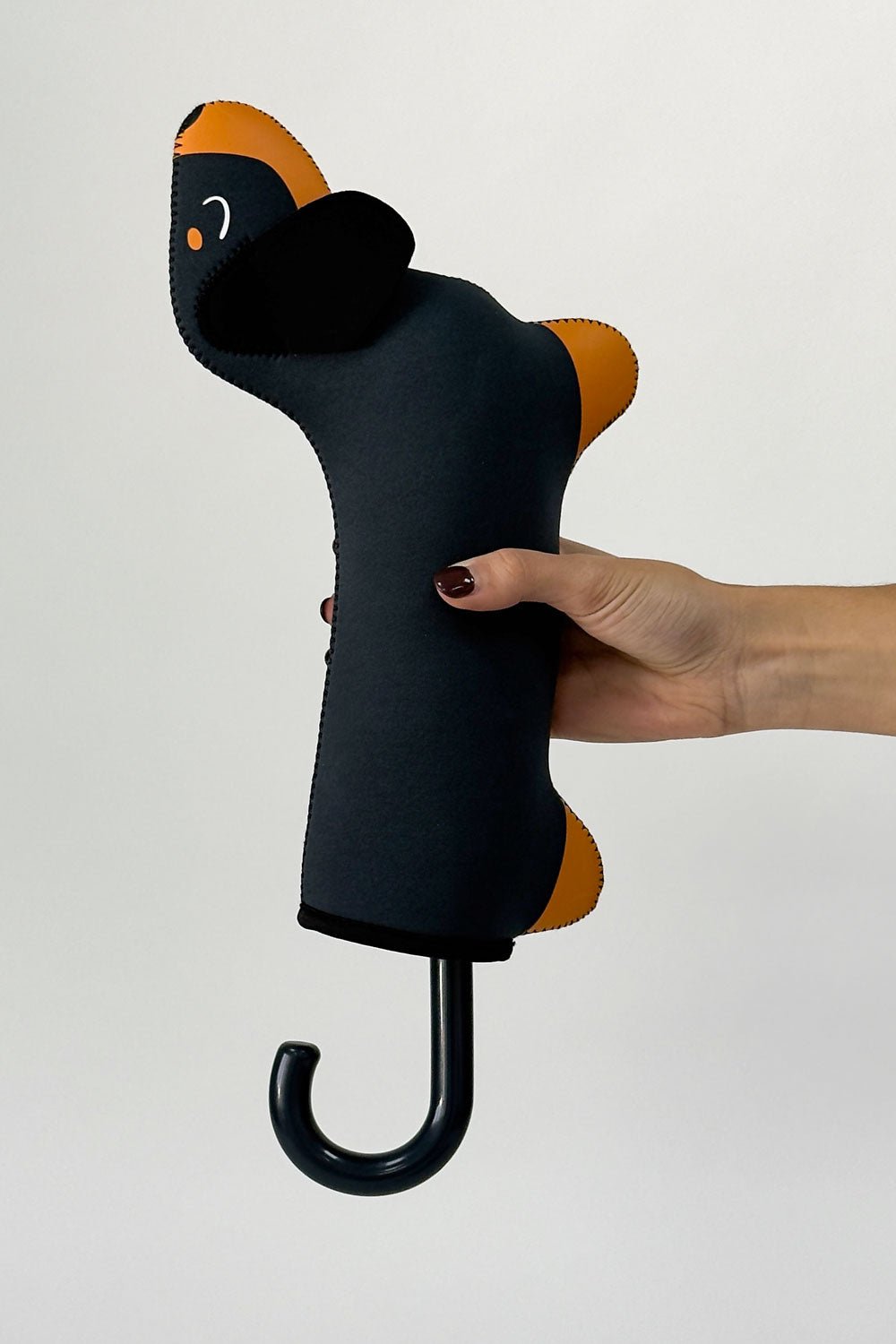 Detalle Funda Paraguas Teckel Negro Cristina Oria 