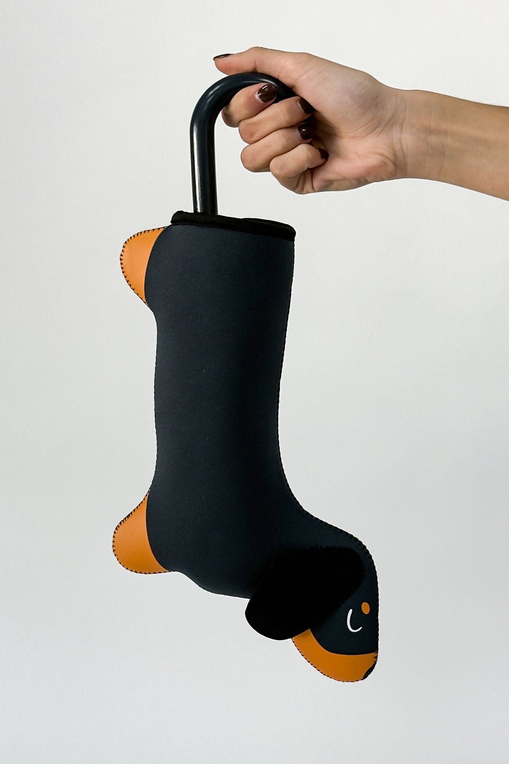 Paraguas Teckel Negro Cristina Oria 