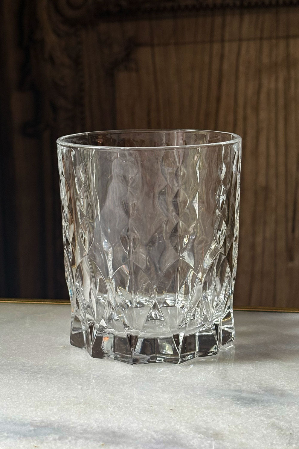 Detalle Vaso Bajo Cristalería De 24 Piezas Diseño Lumiére Cristina Oria