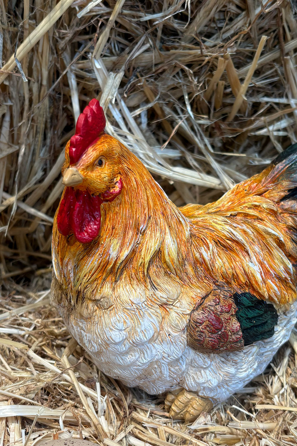 Gallina Figura Decorativa Gallinas Rústicas Cristina Oria