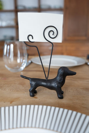 Soporte Para Tarjetas Con Diseño De Teckel Cristina Oria