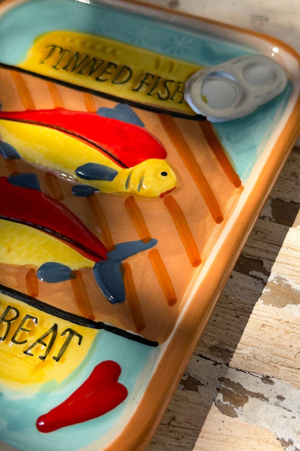 Pez Recipiente Con Tapa Diseño Lata De Sardinas Cristina Oria