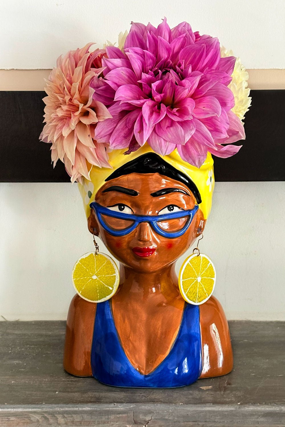 Jarrón Busto Lady Caribe Cristina Oria 