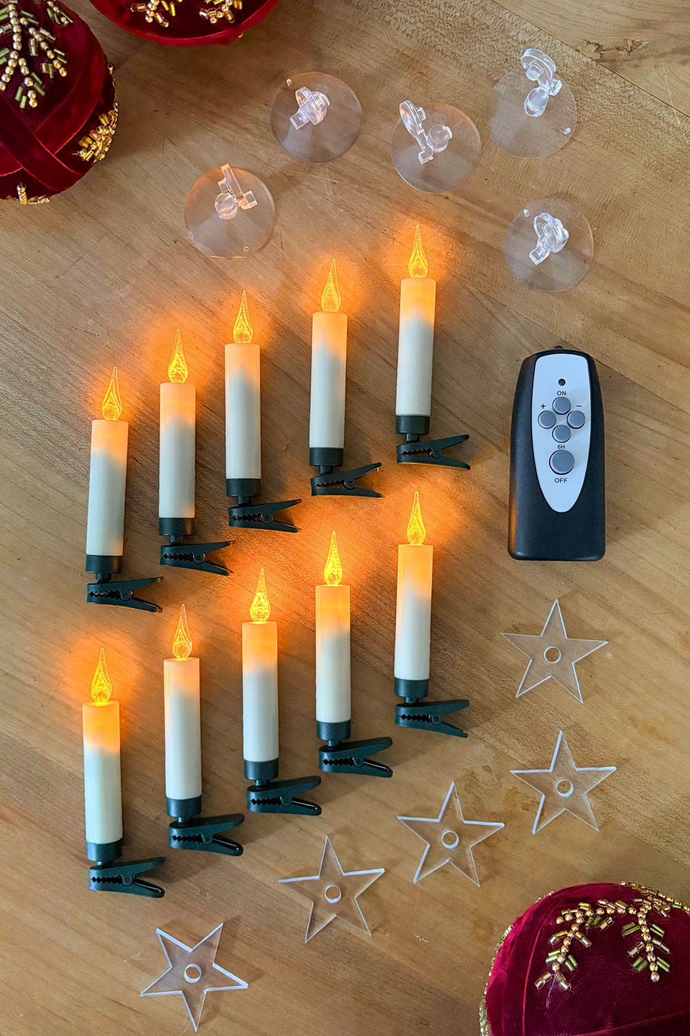 Detalle Usos Diez Velas LED Multiusos Cristina Oria 