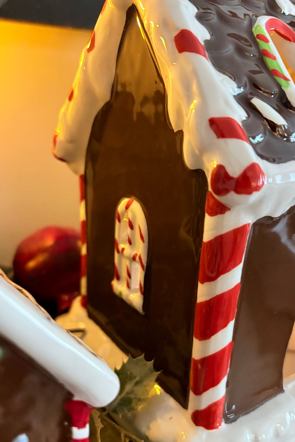 Detalle Textura Casa Jengibre De Cerámica Mediana Cristina Oria 