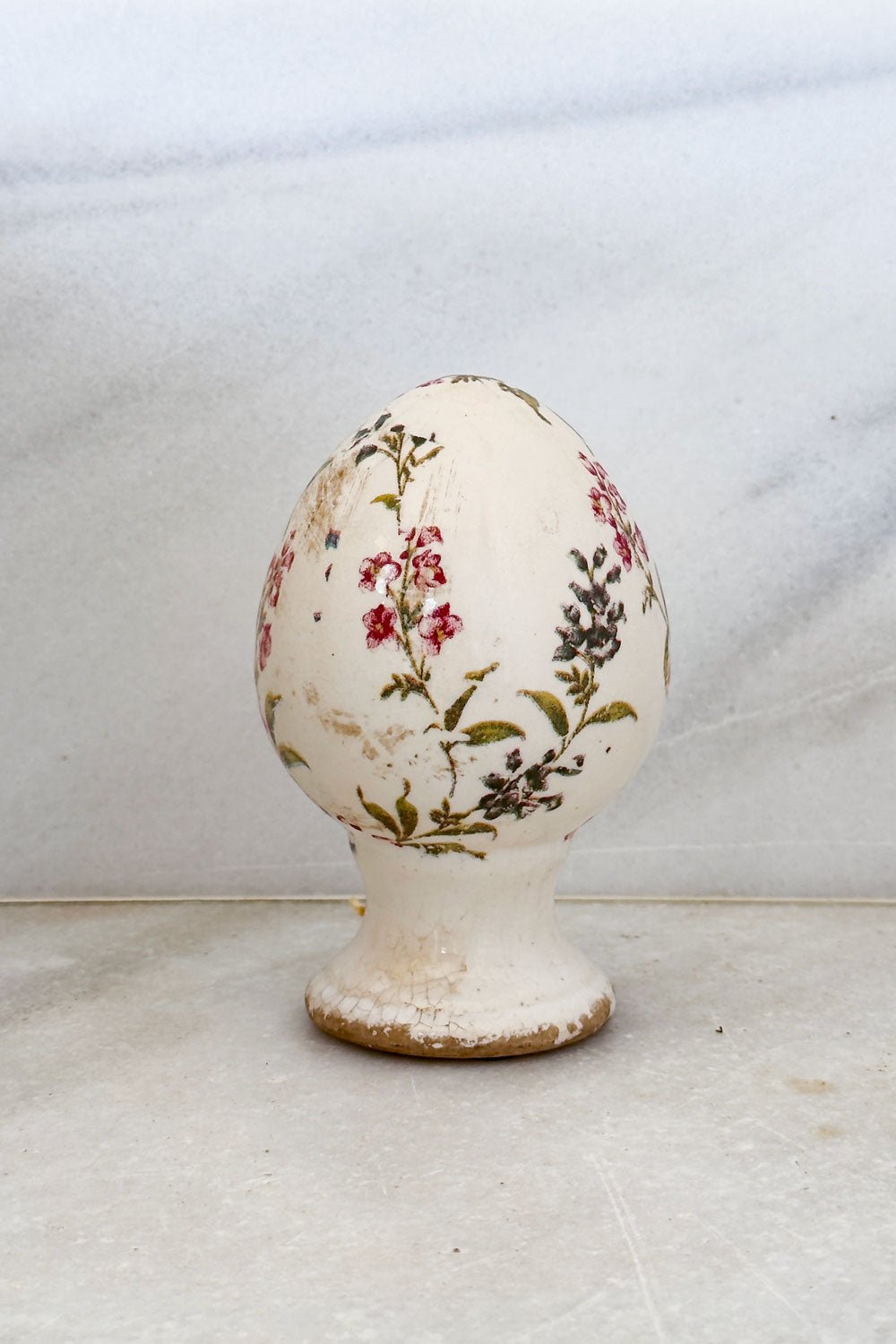 Detalle Adorno Huevo Diseño Floral Cristina Oria 