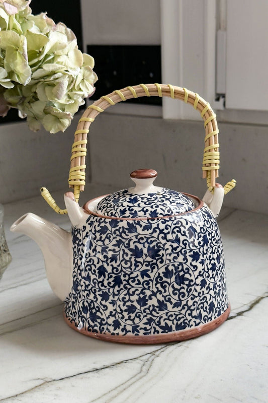 Tetera De Porcelana Modelo Arita Cristina Oria