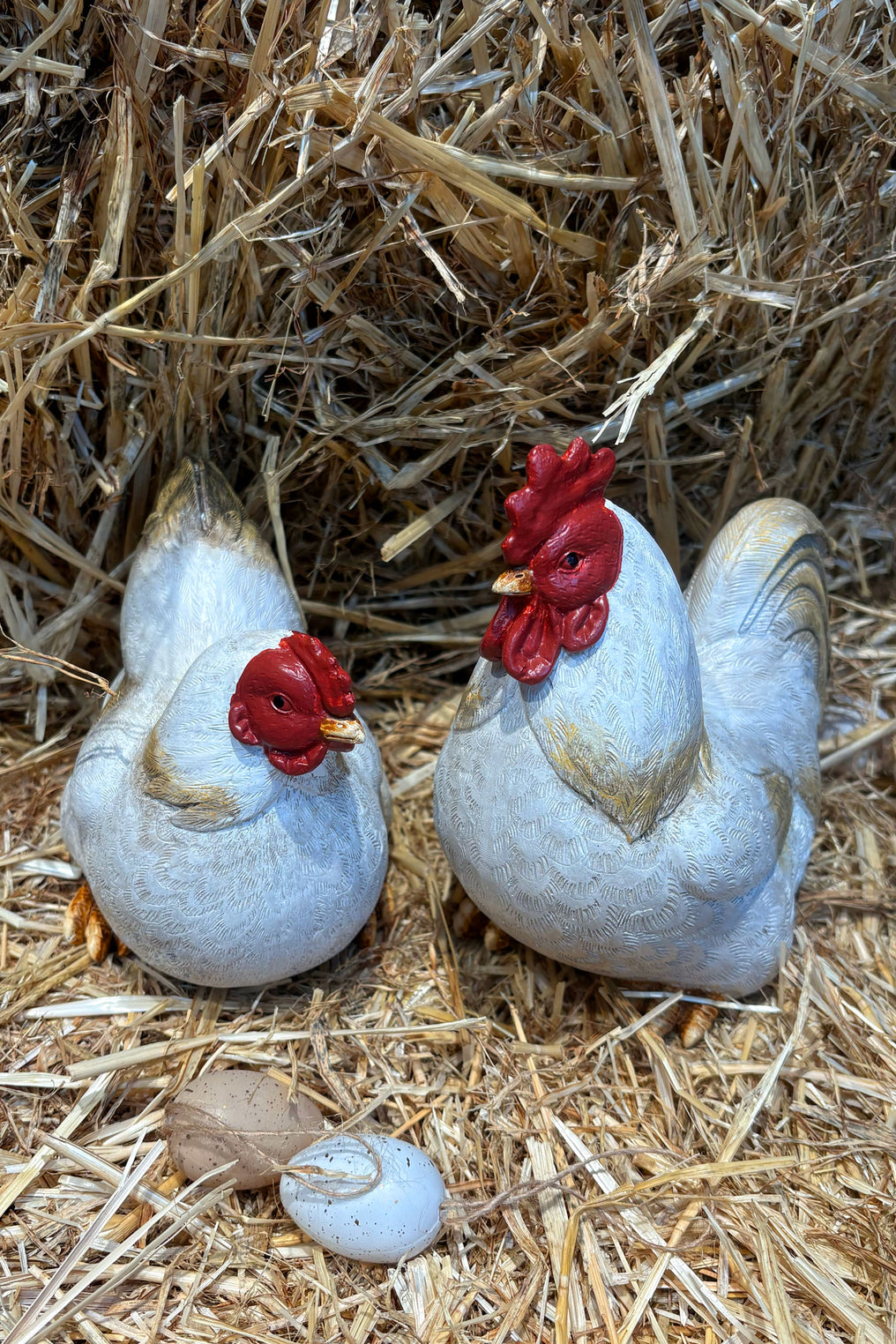 Figura Decorativa Gallinas Campestres Cristina Oria