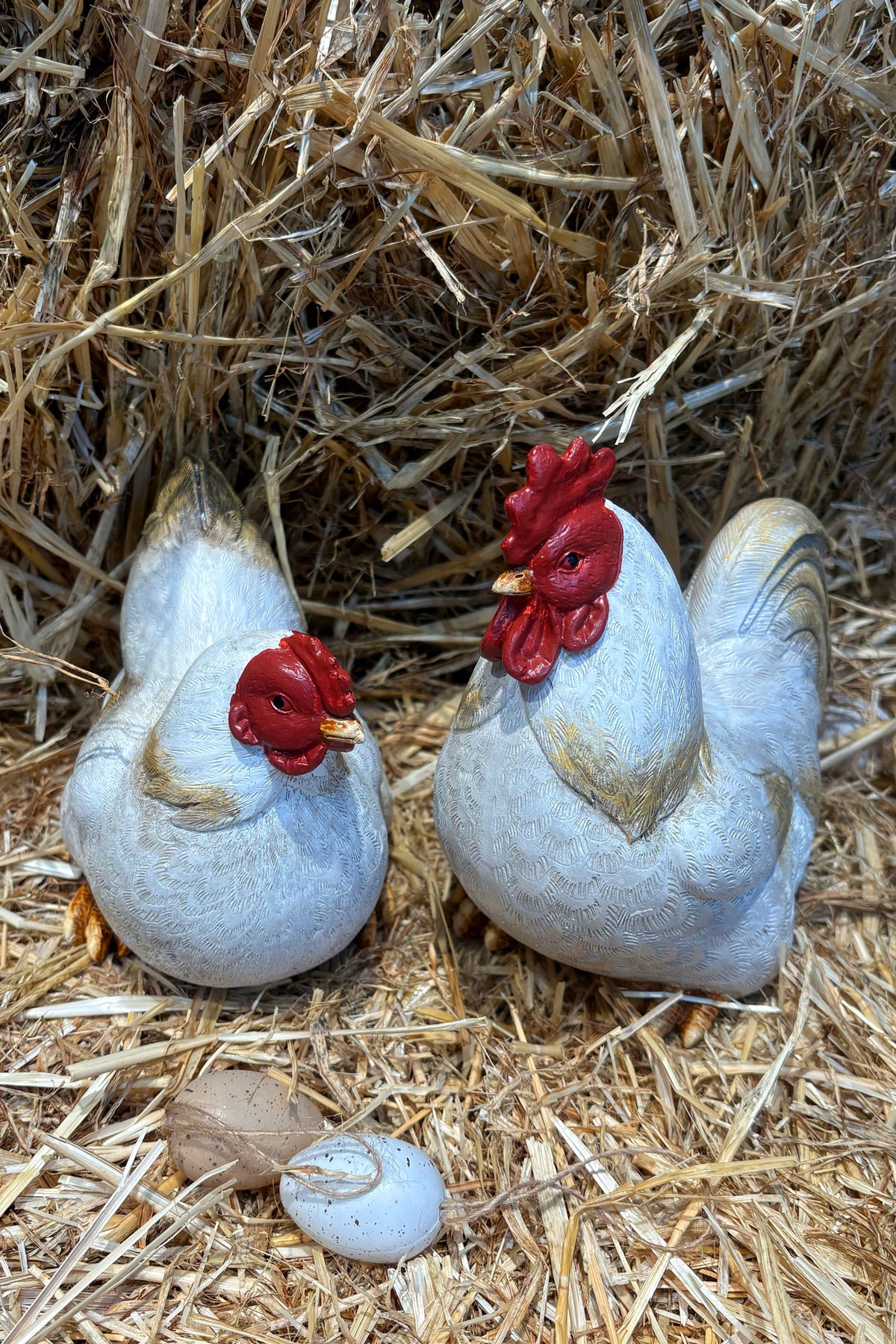 Figura Decorativa Gallinas Campestres Cristina Oria