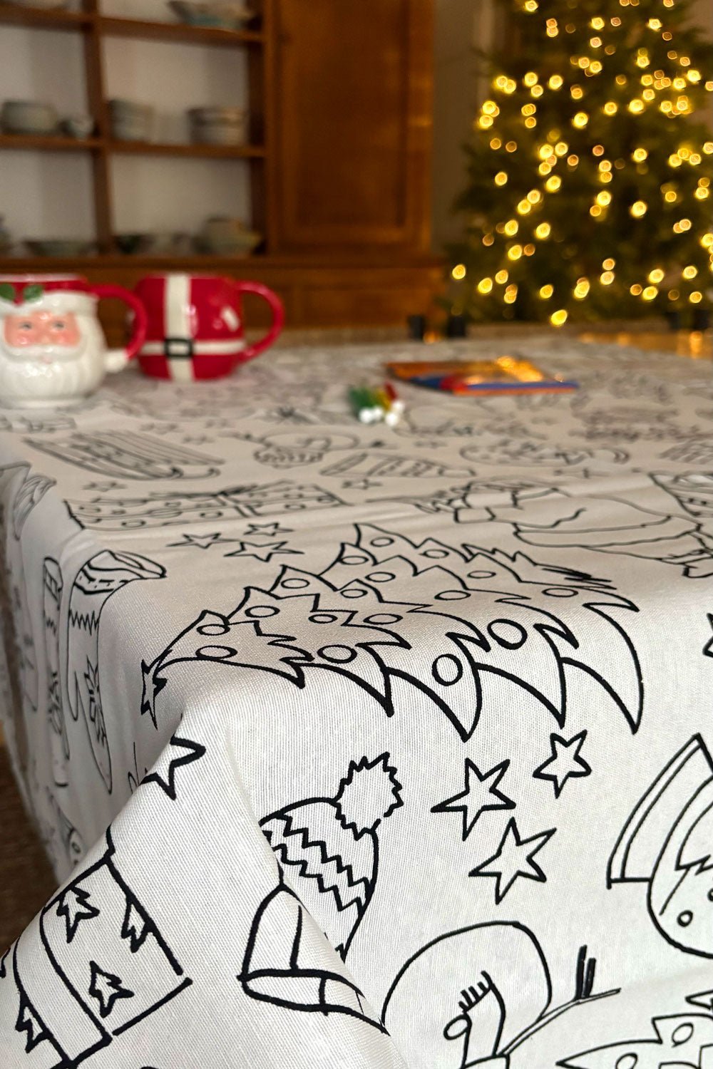 Manteles Coloreables Infantiles Con Motivos Navideños