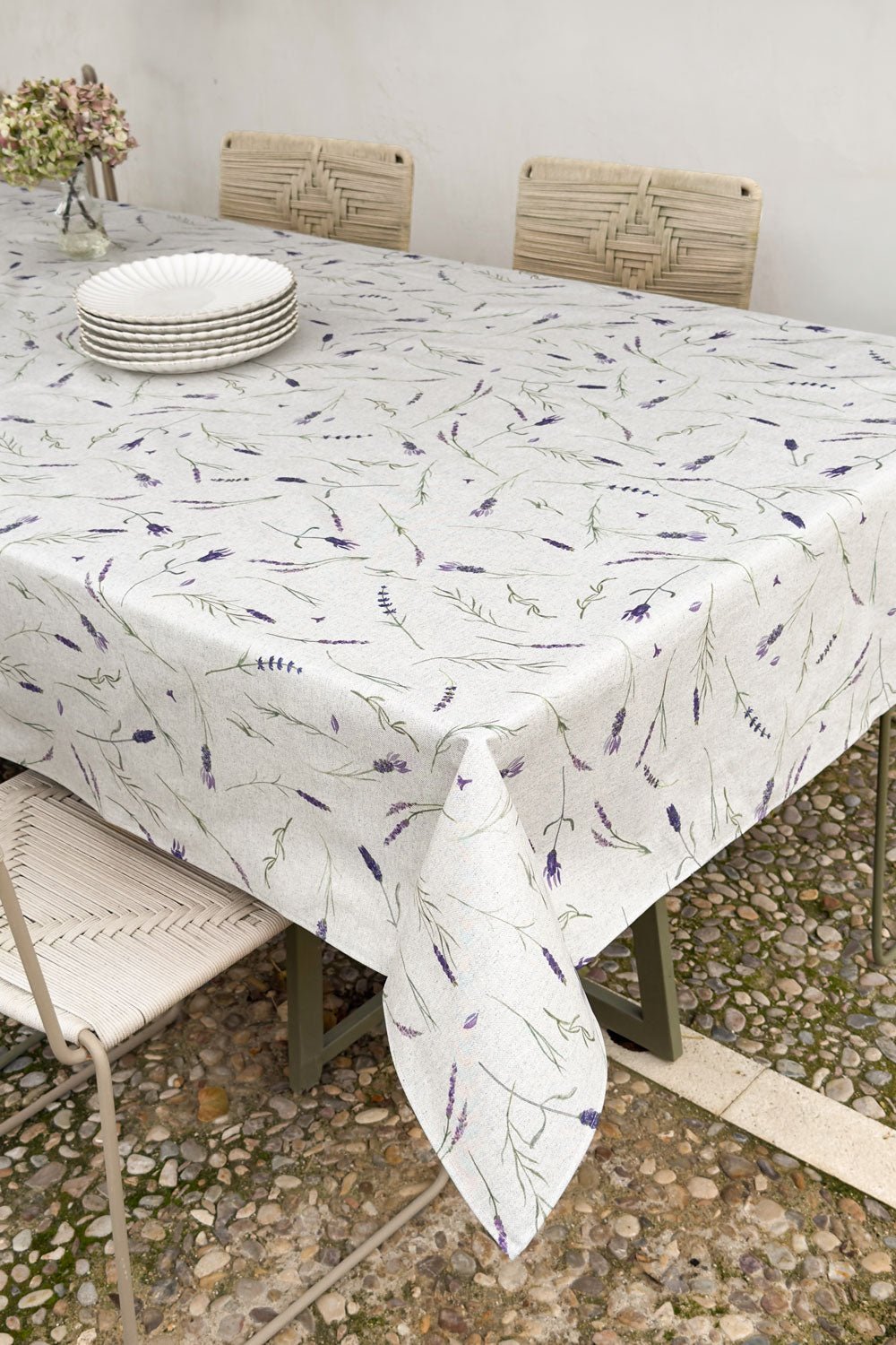 Manteles Antimanchas Con Diseño Espliego Cristina Oria 