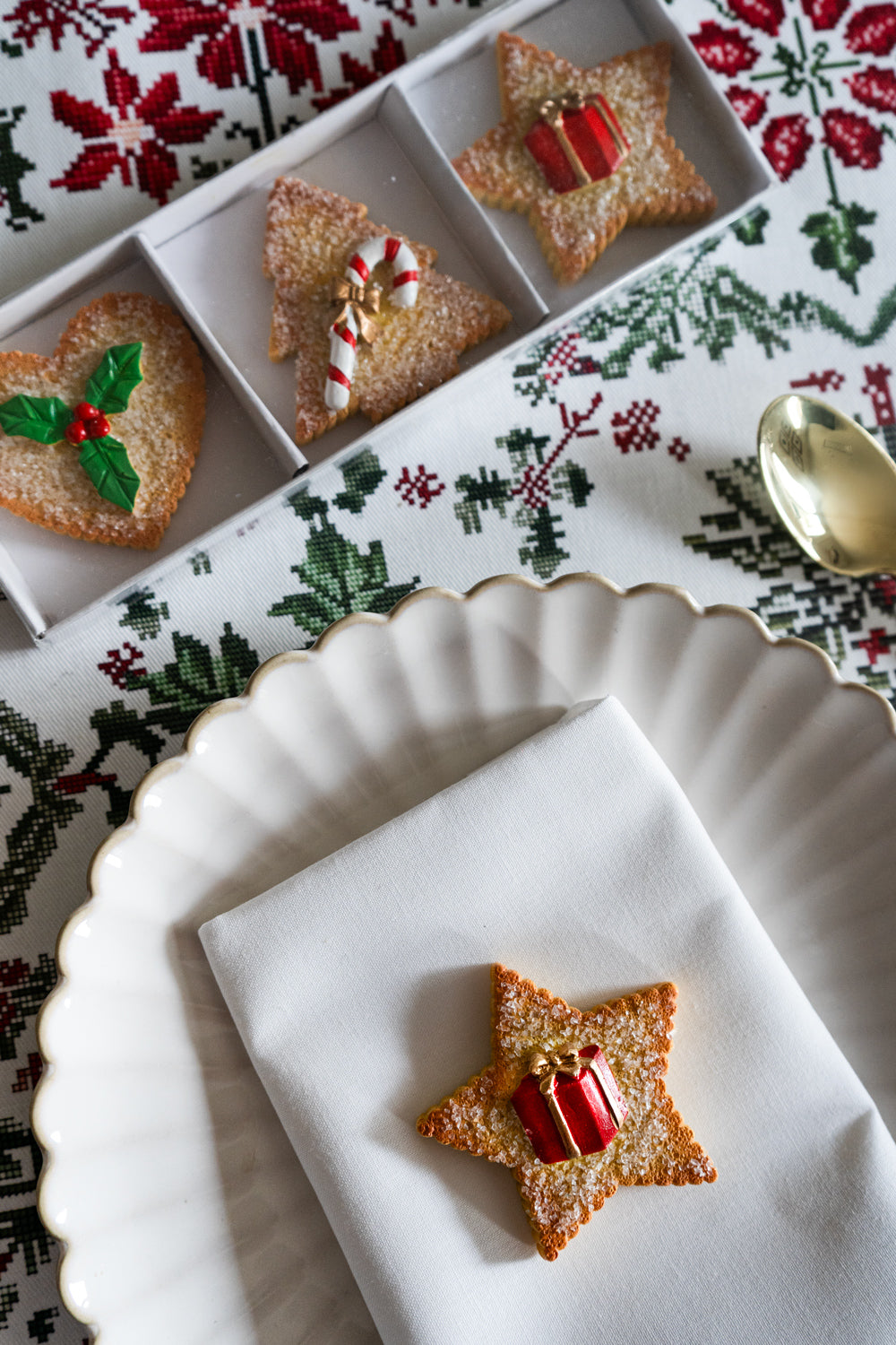 Adorno Navideño Galletas De Resina Regalos Cristina Oria 