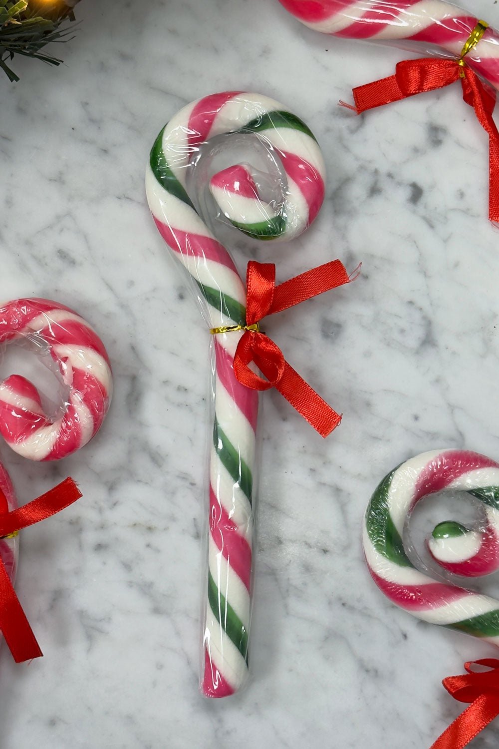 Bastón De Caramelo Verde, Rojo Y Blanco Cristina Oria 