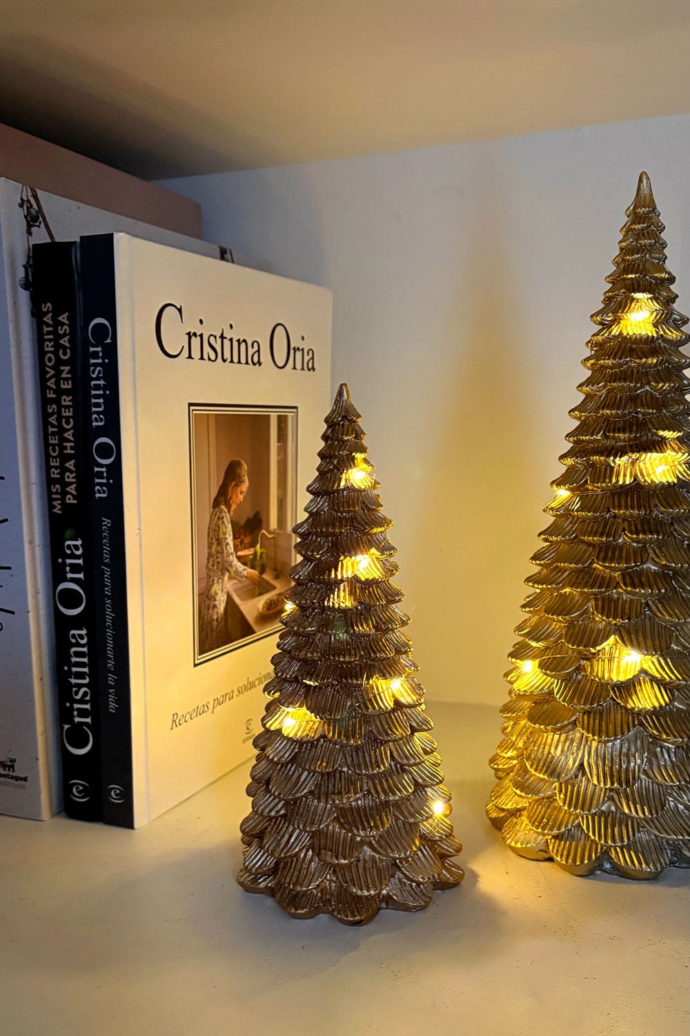 Árbol De Madera Con Luz Led Piña Cristina Oria 