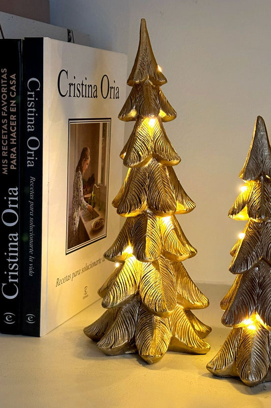 Árbol De Madera Con Luz Led Grande Copo Cristina Oria 