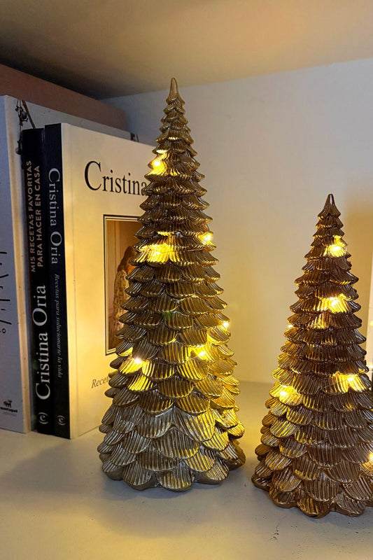 Árbol De Madera Con Luz Led Grande Piña Cristina Oria 